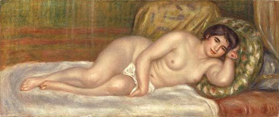Pierre Auguste Renoir Femme nue couchee